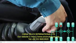 how to operate SINOTRUK Heavy duty truck 16 gears transmission