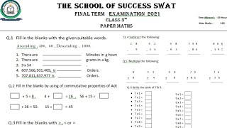 How to Create Maths Question Paper for Primary Classes In Ms Word | Technical Rehan Haidar. screenshot 4