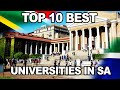 Top 10 best universities in south africa