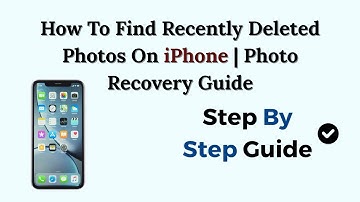 How To Find Recently Deleted Photos On iPhone (2025) | Photo Recovery Guide
