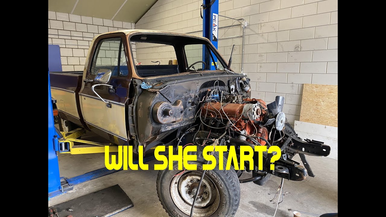 Rebuilding a 1977 454 Big Block Chevrolet C20 Long Bed Pick Up Truck