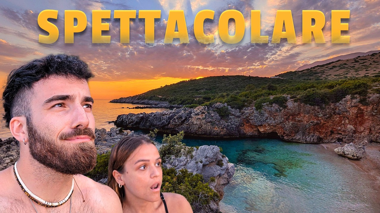 Una piccola SPIAGGIA NASCOSTA ci ha regalato questo TRAMONTO!