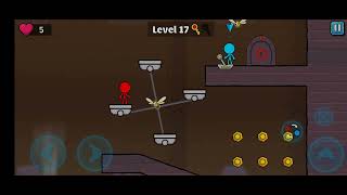 Red & Blue Stickman 2 game.. #gaming #youtube screenshot 5
