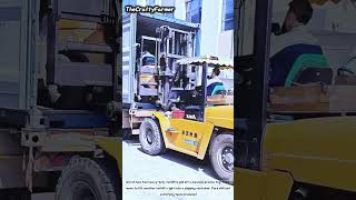 Forklift Tag Team Magic 🚜📦 #satisfying #workplac