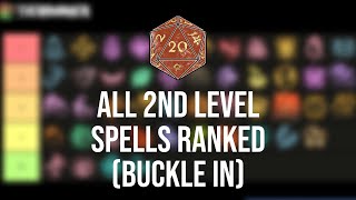 BG3 2nd Level Spells Tier List