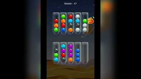 master golden bubble sort level 47