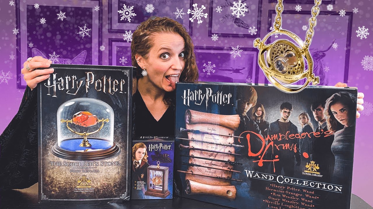 Harry Potter Noble Collection Unboxing: Sorcerer's Stone, Time-Turner,  Dumbledore's Army 