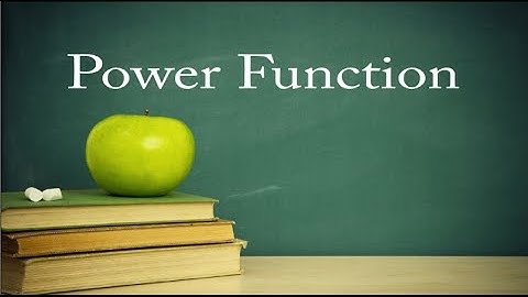 College Algebra Lesson 15: Parent (Power) Functions
