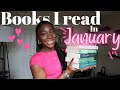 📚Books I Read This Month✨JANUARY ✨| Book Recommendations