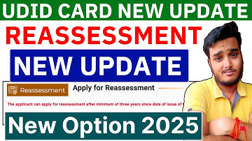 REASSESSMENT UDID CARD | UDID CARD New Update 2025 | Recheck-up New Update 2025