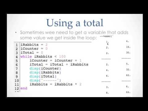 SCL3. WhileScilab