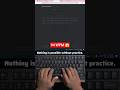 94 WPM 😱 Computer Keyboard 🖥️Typing Speed Look #94wpm #fasttyping #typingshorts #raushantypingmaster