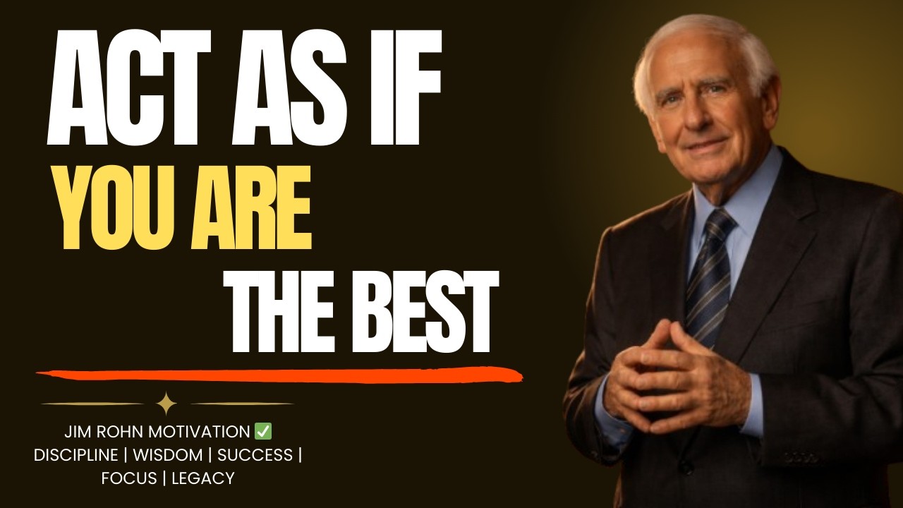 Act As If You Are the Best, No One Is Better Than You – Jim Rohn Motivation