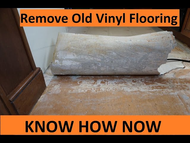 How To Remove Vinyl Flooring You