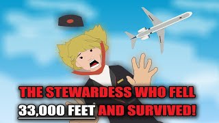The Stewardess who fell 33,000 feet and Survived! (Flight 367)