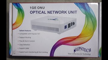 NEPSTECH ONU: unboxing  and review