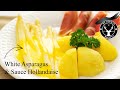 White Asparagus with Sauce Hollandaise, made from scratch - a German Spring Dish ✪ MyGerman.Recipes