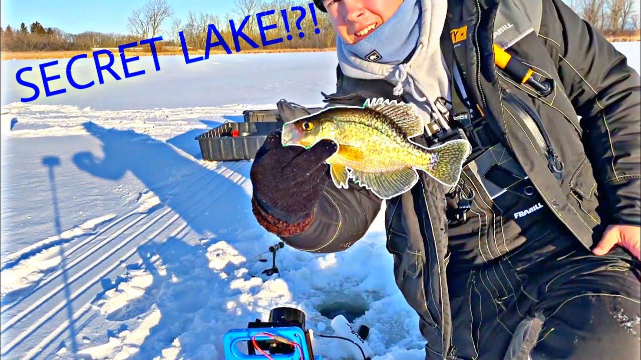 Fishing SECRET Lake in Wisconsin (LOADED WITH FISH) YouTube