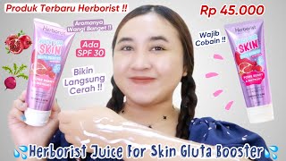 Review Herborist Juice For Skin Gluta Booster Pome Berry & Beetroot || ADA SPF 30 🌤️💦