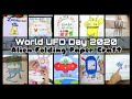 WORLD UFO DAY | VIRTUAL ZUMBA KIDS CLASS | UFO ALIEN FOLDING PAPER CRAFT | #StayHome with ZIN NICOLE