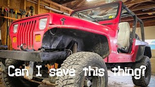 95 YJ Project Jeep first look