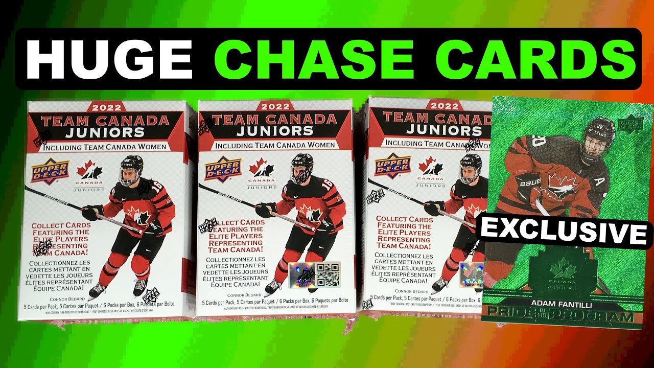 2022 Upper Deck Team Canada Jrs. Hockey Cards (Mass Blaster)