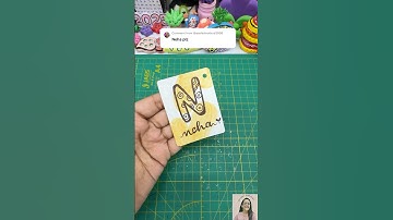 Boho name art #youtubeshorts #diy #mandalaart #bohoart #nameart #nametags