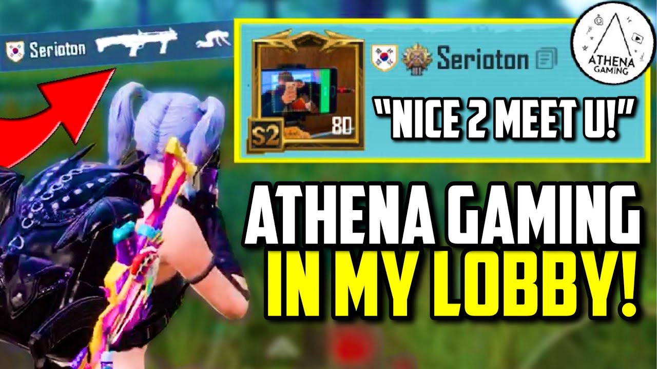 ATHENA GAMING IN MY LOBBY WHILE FEITZ 1V3 PMGC PLAYER!! | PUBG Mobile