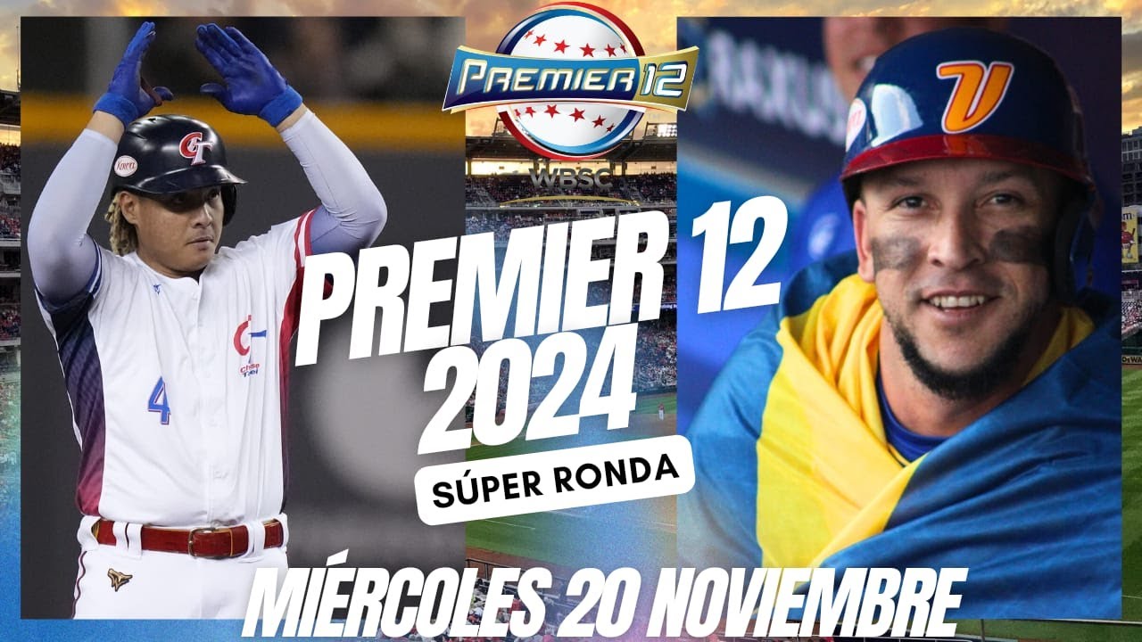 🔴VENEZUELA BLANQUEÓ 2X0 A CHINA TAIPEI EN LA SÚPER RONDA DEL #PREMIER12 ...