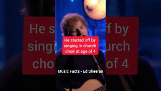 3 facts about Ed Sheeran you can't miss #edsheeran #shapeofyou #liveperformance #shorts #musicfacts