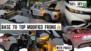 Fronx 2024 COMES FROM SHOWROOM DIRECTLY 🔥 Aftermarket Modification💯 ideas💡 on Maruti Fronx 2023✅ by Get Install 2,125 views 2 months ago 19 minutes