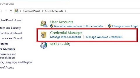 What is Credential Manager? in pashto language