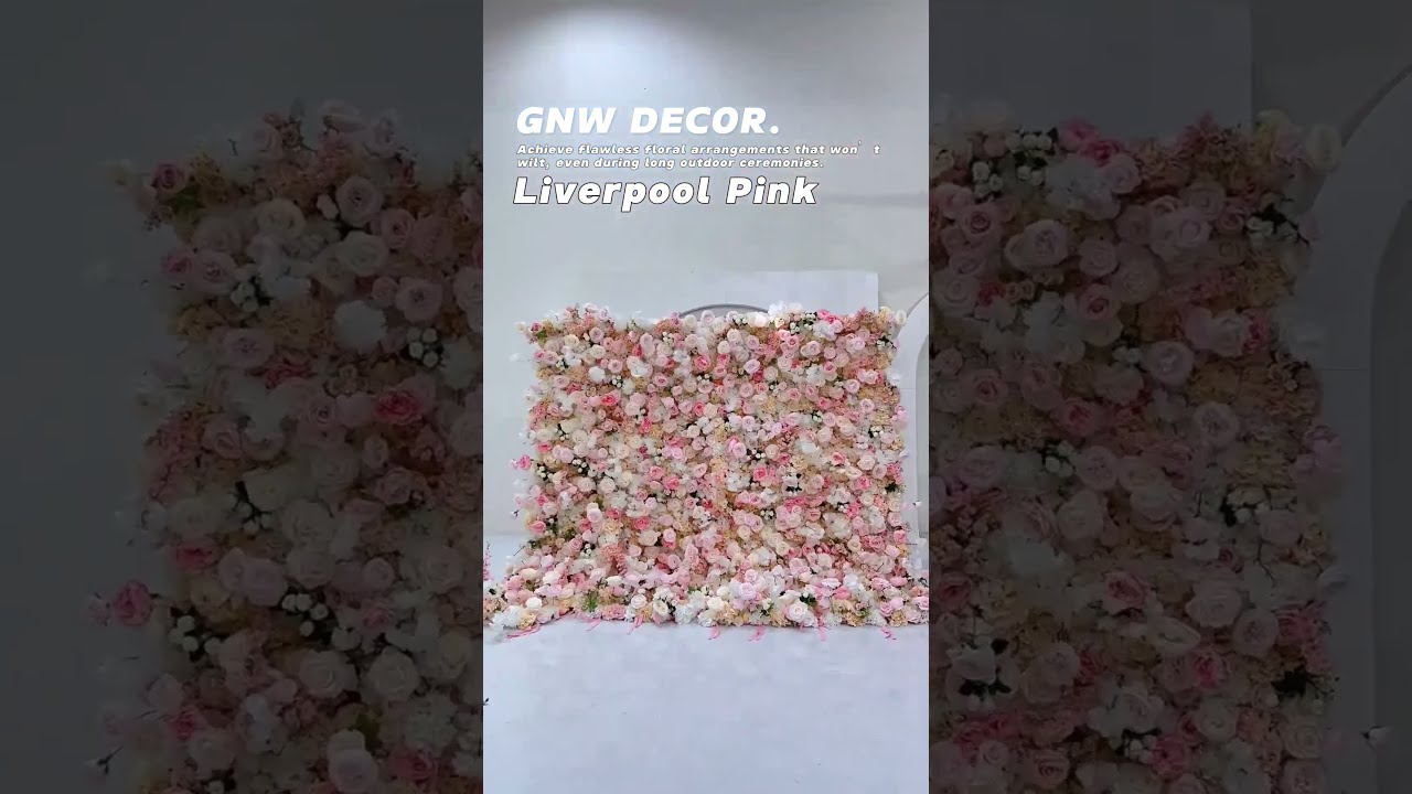 Liverpool Pink Flower Wall Elevate Your Moments Flowerwall Wedding Party