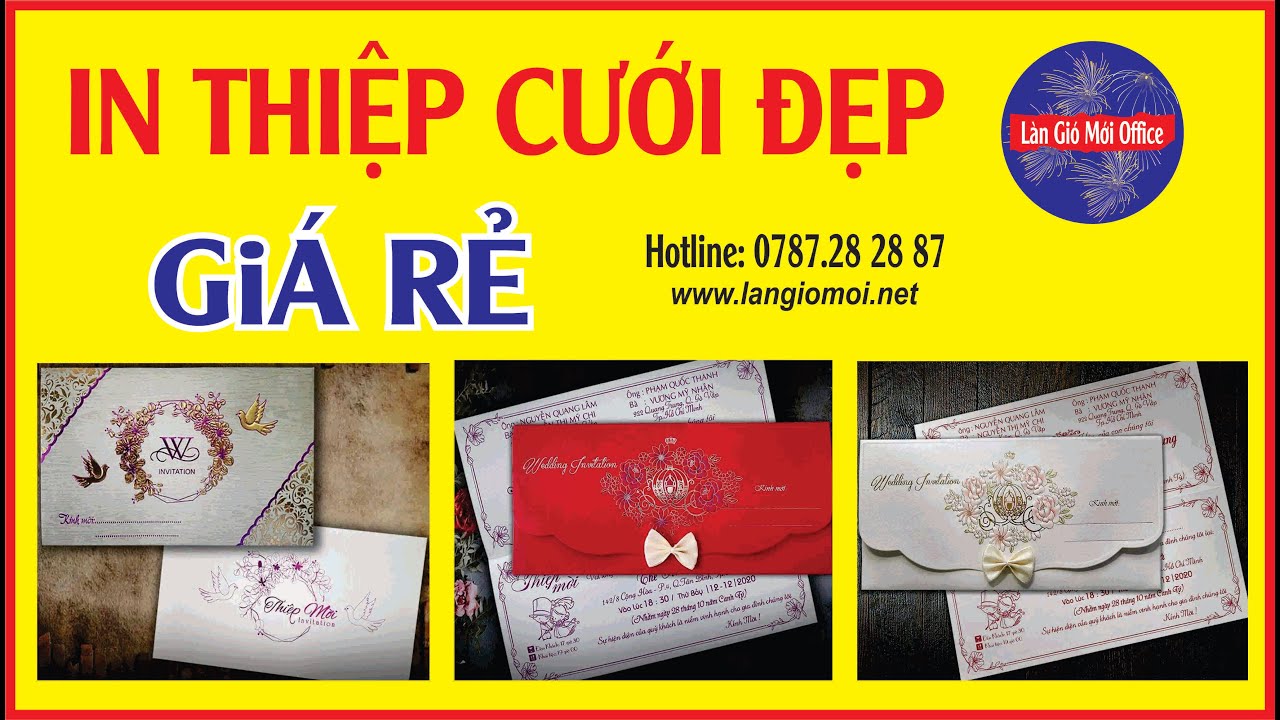 thiệp cưới đẹp giá rẻ New In thiệp cưới đẹp giá rẻ/ Mẫu thiệp cưới mới nhất/In thiệp cưới lấy trong ngày/Làn Gió Mới - P4