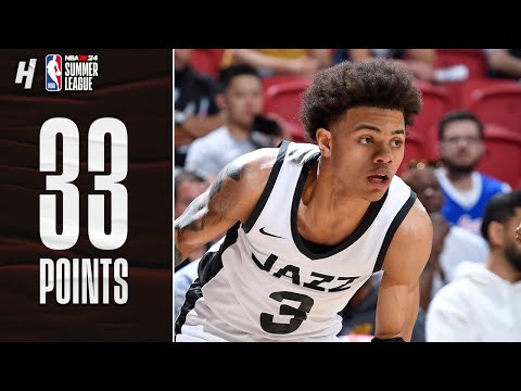 Keyonte George EPIC 33 PTS 10 AST 🔥 Full Highlights in Summer League