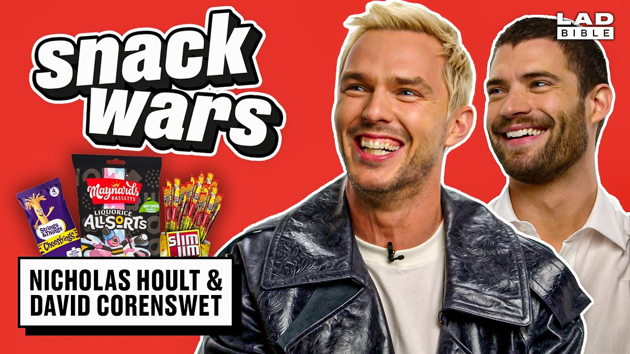David Corenswet and Nicholas Hoult Try British & American Food | Snack Wars