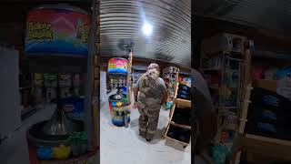 Bruce Mitchell in the Store