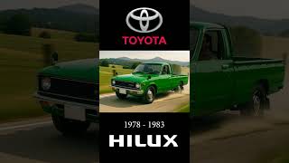 Toyota Hilux Evolution (1968–Today) 🛠️ Unbreakable Legend
