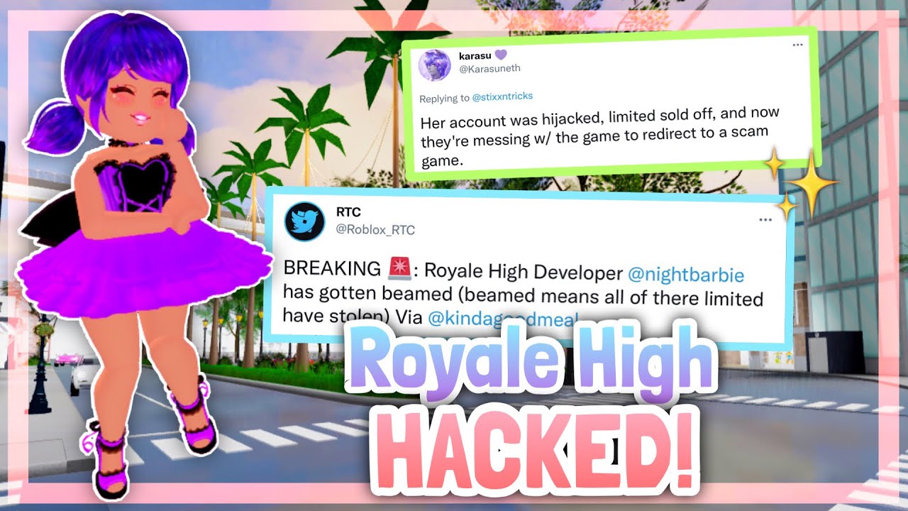 ROYALE HIGH Got HACKED! What Happened! Royale High YouTube