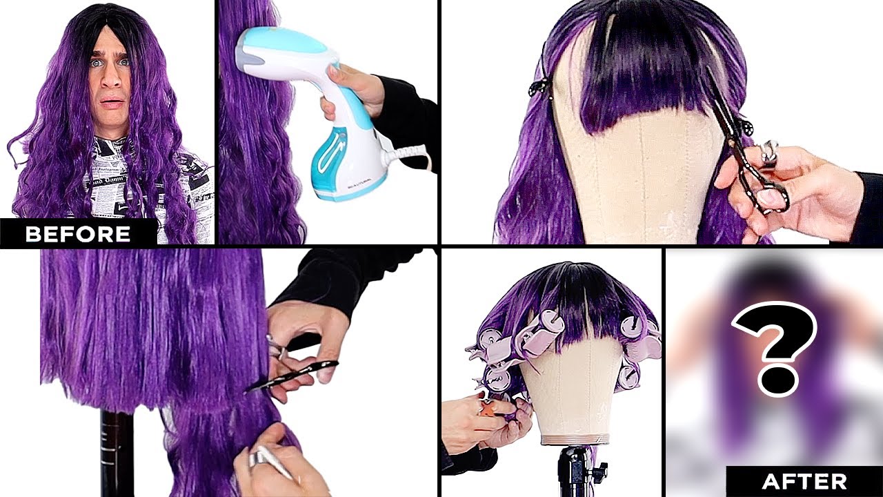 Воскрешаем парик с Amazon стоимостью 18 долларов и заставляем его выглядеть дорого!