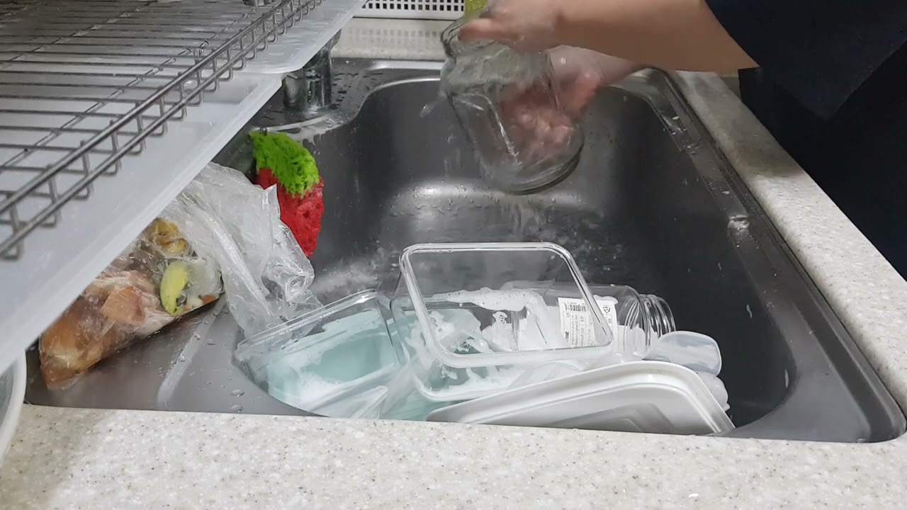 Korean dishwashing 20220928 저녁 YouTube