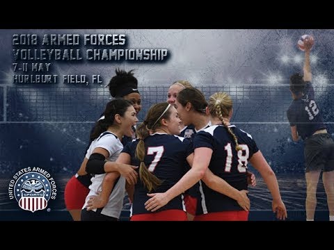 2018 Armed Forces Volleyball - Match 18: USAF (M) 3 -  Navy 0