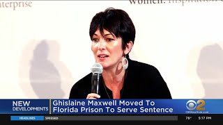 Ghislaine Maxwell moved to Florida prison