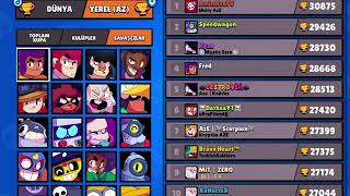 Darryl ile AZE 1cisi oldum #brawlstars