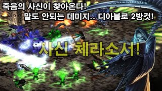[디아블로2] 죽음의 사신이 찾아온다. 말도 안되는 데미지. 디아블로 2방컷! 사신체라소서 diablo2