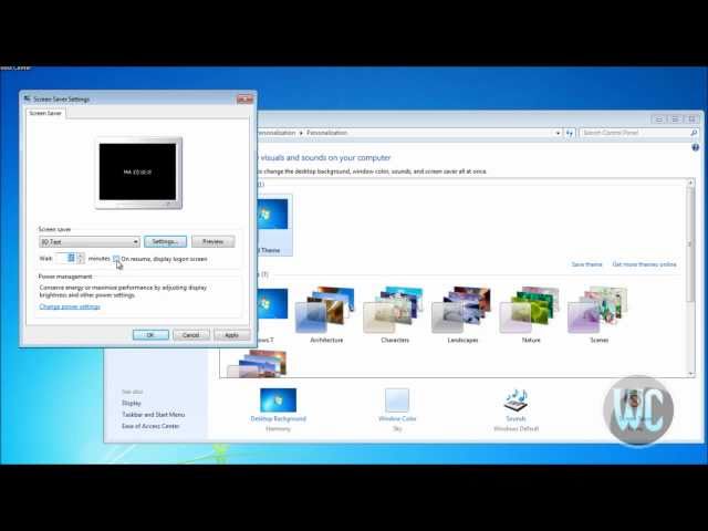 Video How to install a screensaver in Windows 7/8/10/11