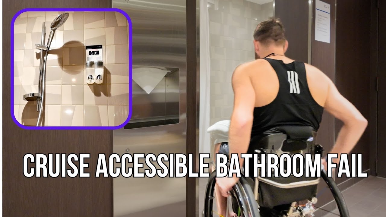 When your accessible shower isn’t so accessible 🛁😭♿