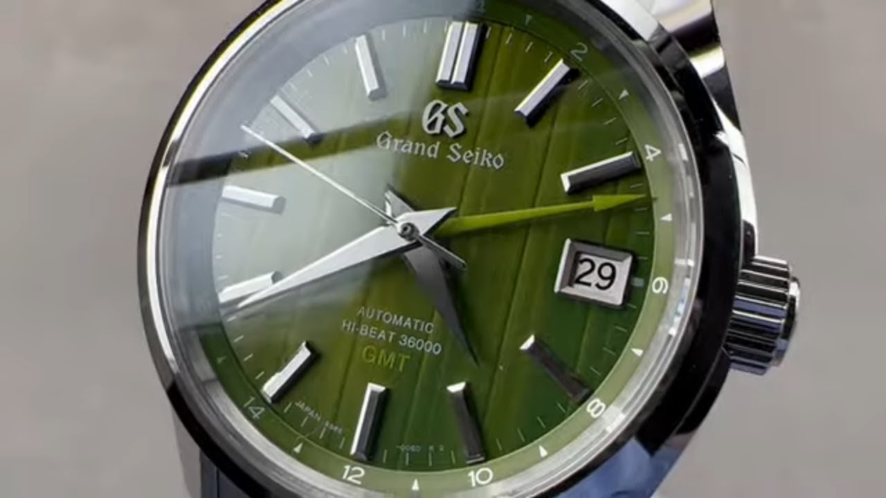 Grand Seiko Hi-Beat GMT Urban Bamboo SBGJ259 Grand Seiko Watch Review -  YouTube