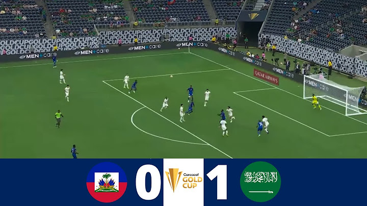 Haiti vs Saudi Arabia 0-1 | CONCACAF Gold Cup | Match Highlights