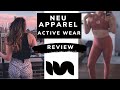 HUGE NEU APPAREL HAUL | Reviewing a small high quality active wear brand | Try-on on curvy body type